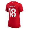 Maillot de Supporter Liverpool 2023-24 Gakpo 18 Domicile Pour Femme